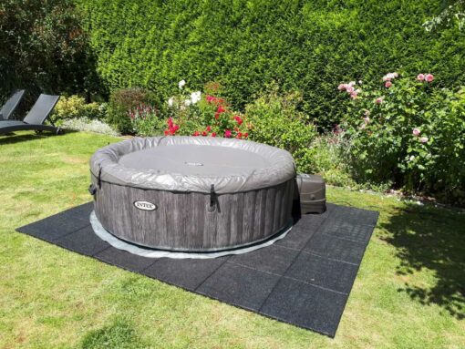 Dalles pour terrasse 1mx1m (30mm) Noir – Image 7