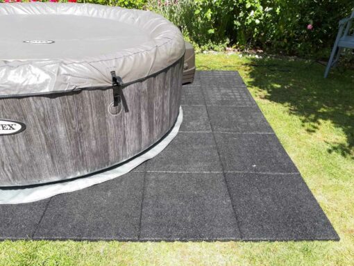 Dalles pour terrasse 1mx1m (30mm) Noir – Image 8