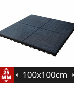 Dalles pour terrasse 1mx1m (25mm) Noir