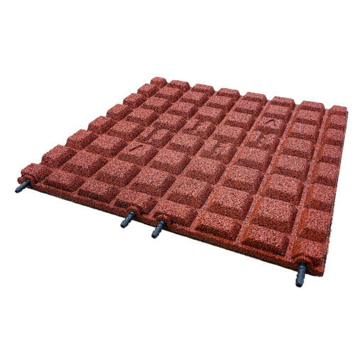 Dalles pour terrasse ROUGE - 50x50cm - 30mm – Image 2