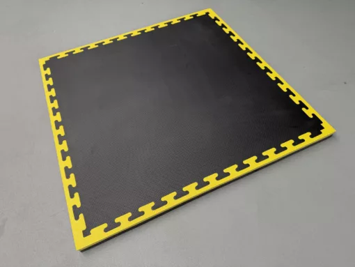 Tatami PREMIUM en mousse EVA (noir/jaune) – Ep 26mm – Image 13