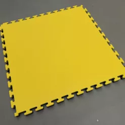 Tatami PREMIUM en mousse EVA (noir/jaune) – Ep 26mm