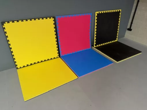 Tatami PREMIUM en mousse EVA (noir/jaune) – Ep 26mm – Image 18