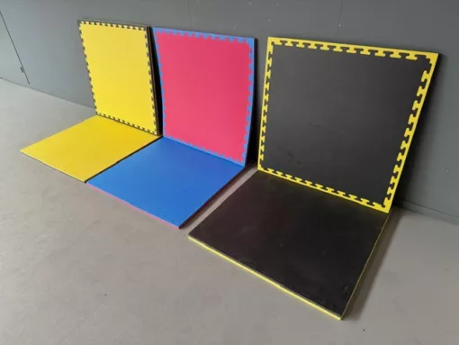 Tatami PREMIUM en mousse EVA (noir/jaune) – Ep 26mm – Image 19