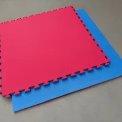 Tatami PREMIUM en mousse EVA (bleu/rose) -Ep 26mm