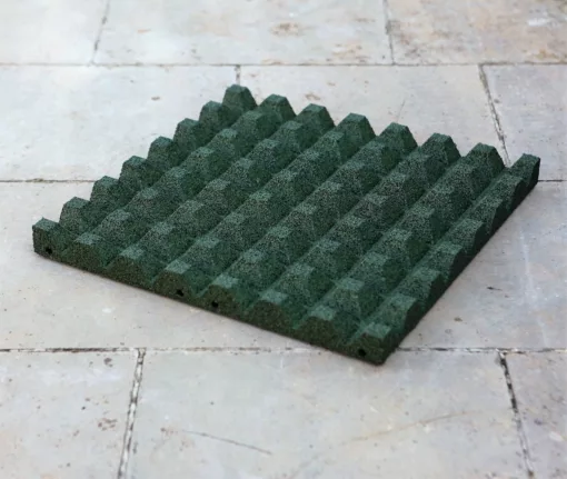 Dalles en caoutchouc VERT- 50cm x 50cm - 45mm (Ext) – Image 6